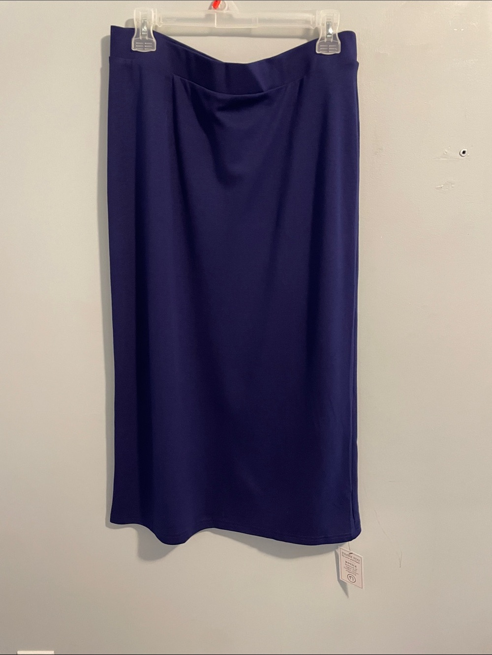 NWT Nuggles Classic Navy Women's Midi Skirt